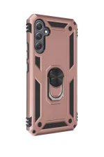 Newface Samsung Galaxy A54 5G Kılıf Sofya Yüzüklü Silikon Kapak - Rose