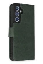 Newface Samsung Galaxy A54 5G Kılıf Trend S Plus Kapaklı Kılıf - Yeşil - Görsel 2