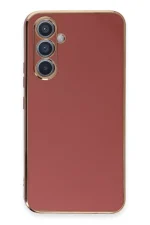 Newface Samsung Galaxy A54 5G Kılıf Volet Silikon - Kırmızı