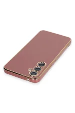 Newface Samsung Galaxy A54 5G Kılıf Volet Silikon - Kırmızı - Görsel 3