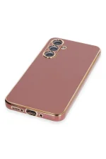 Newface Samsung Galaxy A54 5G Kılıf Volet Silikon - Kırmızı - Görsel 4