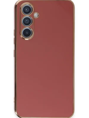 Newface Samsung Galaxy A54 5G Kılıf Volet Silikon - Kırmızı