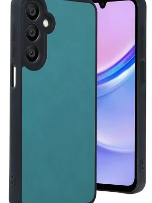 Newface Samsung Galaxy A55 5G Kılıf Aras Deri Kapak - Açık Yeşil