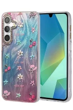 Newface Samsung Galaxy A55 5G Kılıf Blade Aynalı Desenli Kapak - Desen 4