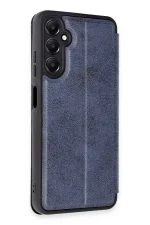 Newface Samsung Galaxy A55 5G Kılıf Flip Cover - Lacivert - Görsel 2