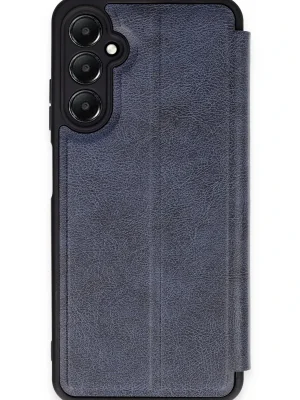 Newface Samsung Galaxy A55 5G Kılıf Flip Cover - Lacivert