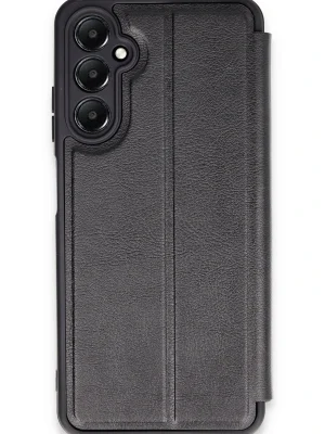 Newface Samsung Galaxy A55 5G Kılıf Flip Cover - Siyah