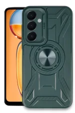 Newface Samsung Galaxy A55 5G Kılıf Lincoln Silikon - Koyu Yeşil