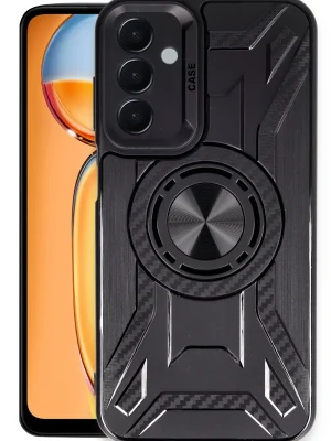 Newface Samsung Galaxy A55 5G Kılıf Lincoln Silikon - Siyah