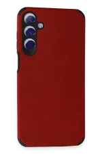 Newface Samsung Galaxy A55 5G Kılıf Loop Deri Silikon - Kırmızı