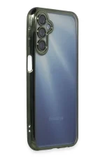 Newface Samsung Galaxy A55 5G Kılıf Razer Lensli Silikon - Yeşil - Görsel 2