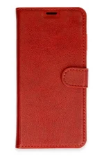 Newface Samsung Galaxy A55 5G Kılıf Trend S Plus Kapaklı Kılıf - Kırmızı - Görsel 2