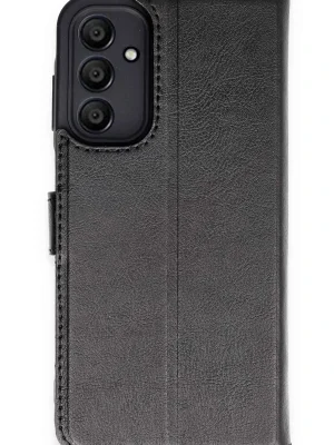 Newface Samsung Galaxy A55 5G Kılıf Trend S Plus Kapaklı Kılıf - Siyah