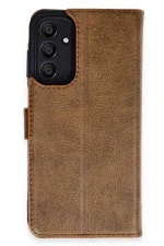 Newface Samsung Galaxy A55 5G Kılıf Trend S Plus Kapaklı Kılıf - Taba