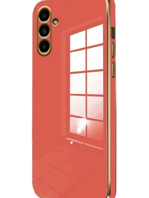 Newface Samsung Galaxy A55 5G Kılıf Volet Silikon - Kırmızı