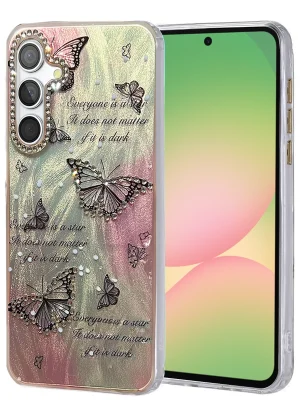 Newface Samsung Galaxy A56 Kılıf Blade Aynalı Desenli Kapak - Desen 6