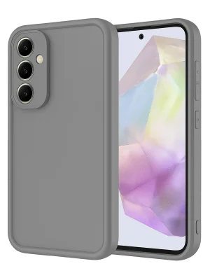 Newface Samsung Galaxy A56 Kılıf Viera Silikon - Gri