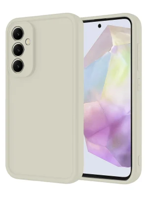 Newface Samsung Galaxy A56 Kılıf Viera Silikon - Krem