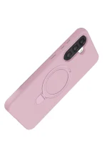 Newface Samsung Galaxy A56 Regal Magsafe Standlı Kapak - Açık Pembe - Görsel 4