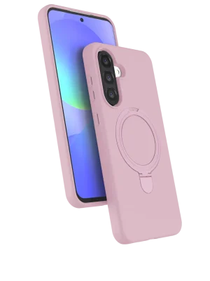 Newface Samsung Galaxy A56 Regal Magsafe Standlı Kapak - Açık Pembe