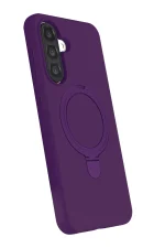 Newface Samsung Galaxy A56 Regal Magsafe Standlı Kapak - Derin Mor - Görsel 3