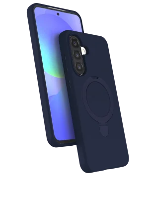 Newface Samsung Galaxy A56 Regal Magsafe Standlı Kapak - Lacivert