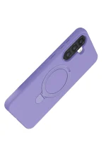 Newface Samsung Galaxy A56 Regal Magsafe Standlı Kapak - Lila - Görsel 4