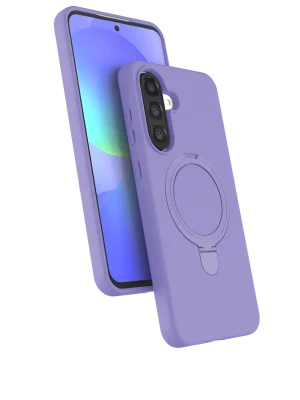 Newface Samsung Galaxy A56 Regal Magsafe Standlı Kapak - Lila