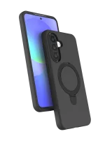 Newface Samsung Galaxy A56 Regal Magsafe Standlı Kapak - Siyah