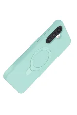 Newface Samsung Galaxy A56 Regal Magsafe Standlı Kapak - Su Yeşili - Görsel 4