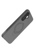 Newface Samsung Galaxy A56 Regal Magsafe Standlı Kapak - Titan Gri - Görsel 4