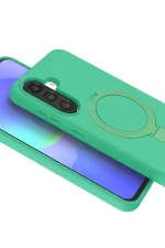 Newface Samsung Galaxy A56 Regal Magsafe Standlı Kapak - Yeşil - Görsel 2