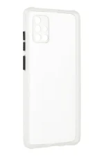 Newface Samsung Galaxy A71 Kılıf Miami Şeffaf Silikon - Şeffaf - Görsel 2