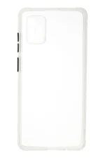 Newface Samsung Galaxy A71 Kılıf Miami Şeffaf Silikon - Şeffaf