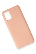 Newface Samsung Galaxy A71 Kılıf Nano içi Kadife Silikon - Pudra - Görsel 3