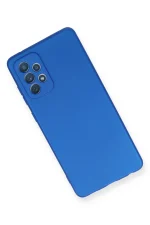 Newface Samsung Galaxy A72 Kılıf First Silikon - Mavi - Görsel 3
