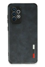 Newface Samsung Galaxy A72 Kılıf Loop Deri Silikon - Lacivert