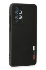 Newface Samsung Galaxy A72 Kılıf Loop Deri Silikon - Siyah - Görsel 3