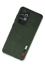 Newface Samsung Galaxy A72 Kılıf Loop Deri Silikon - Yeşil - Görsel 2