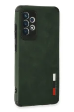 Newface Samsung Galaxy A72 Kılıf Loop Deri Silikon - Yeşil - Görsel 3