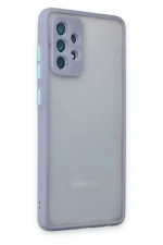 Newface Samsung Galaxy A72 Kılıf Montreal Silikon Kapak - Gri - Görsel 3