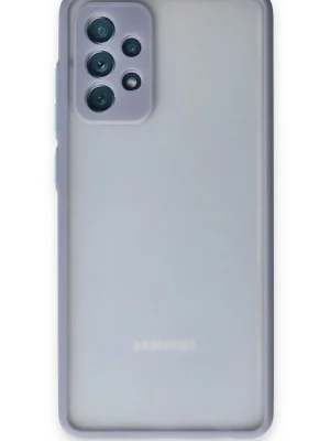 Newface Samsung Galaxy A72 Kılıf Montreal Silikon Kapak - Gri