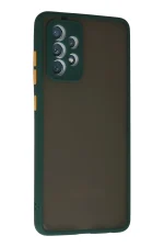 Newface Samsung Galaxy A72 Kılıf Montreal Silikon Kapak - Koyu Yeşil - Görsel 2