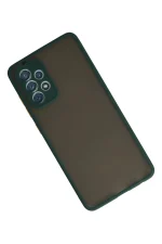 Newface Samsung Galaxy A72 Kılıf Montreal Silikon Kapak - Koyu Yeşil - Görsel 3