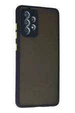 Newface Samsung Galaxy A72 Kılıf Montreal Silikon Kapak - Lacivert - Görsel 2