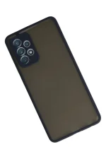 Newface Samsung Galaxy A72 Kılıf Montreal Silikon Kapak - Lacivert - Görsel 3