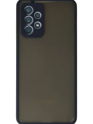 Newface Samsung Galaxy A72 Kılıf Montreal Silikon Kapak - Lacivert