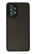 Newface Samsung Galaxy A72 Kılıf Montreal Silikon Kapak - Siyah