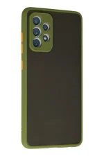 Newface Samsung Galaxy A72 Kılıf Montreal Silikon Kapak - Yeşil - Görsel 2