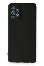 Newface Samsung Galaxy A72 Kılıf Nano içi Kadife  Silikon - Siyah